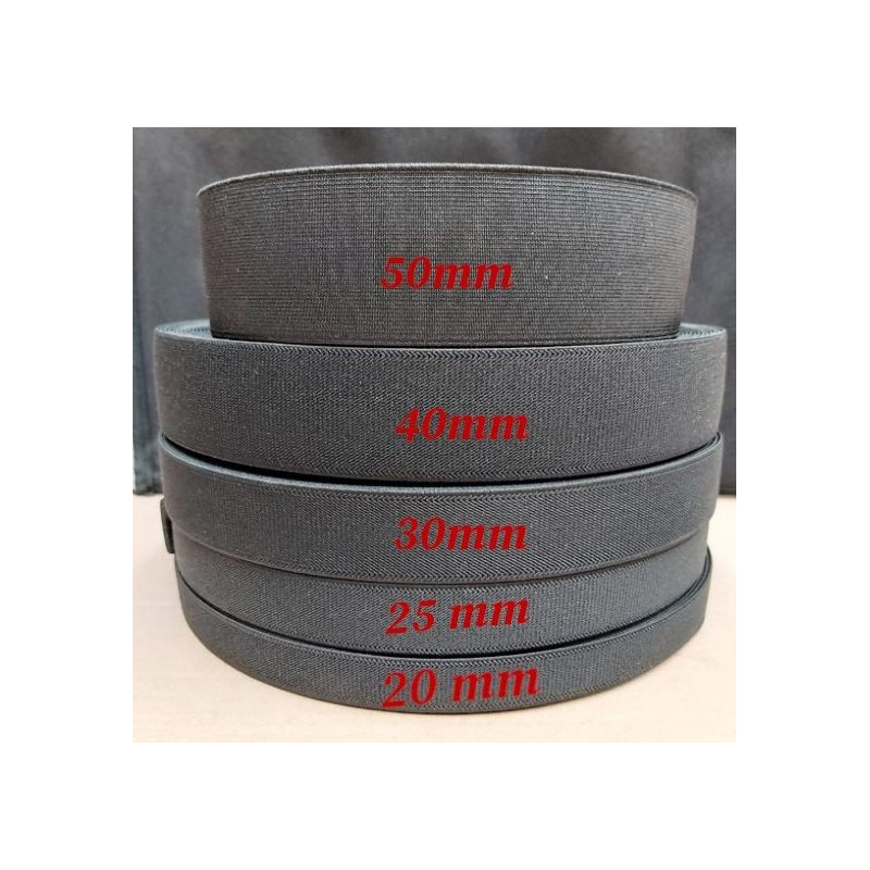 Goma elástica 15 mm - Goma Elástica Para Sombrerería - Materiales