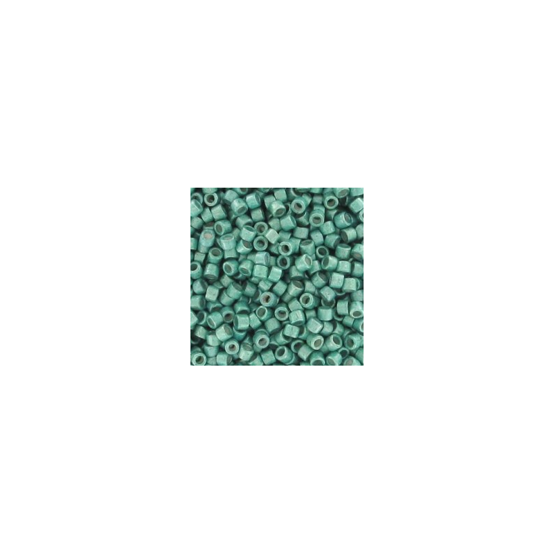 MIYUKI DELICA 11/0 Nº1183 (100gr) GALVANIZED SEMI MAT DARK AQUA