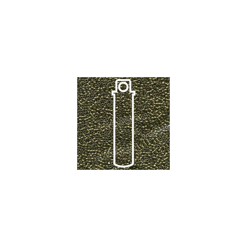 TUBO MIYUKI DELICA 11/0 Nº 456 (7,2gr) GALVANIZED OLIVE